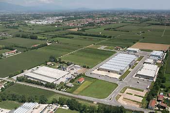 Aerial view of the S. Croce Bigolina area