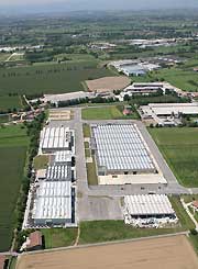 Aerial view of the S. Croce Bigolina area